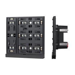 INTELLIGENT ARLIGHT Механизм панели KNX-304-22-IN Black (Bus) (IARL, IP20 Пластик, 2 года) 051688