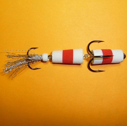 Приманка джиг. ФЛАЖОК 11 бел./крас./бел.