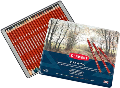 Derwent Drawing набор 24 цвета