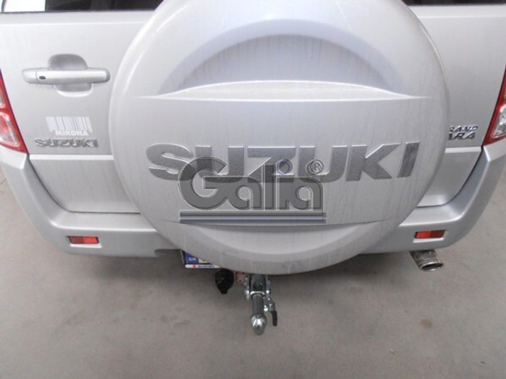 Фаркоп оцинкованный Galia S097C для Suzuki Grand Vitara 5 дверная 2005-2016(паспорт и сертификат в комплекте)(без электрики)