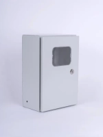 ЩУН-1х6 (300х200х125) IP54. Увеличенный под электрический счетчик и автоматические выключатели до 6 модулей Щит учетно-распределительный навесной ЩРУ 1Н6 IP54