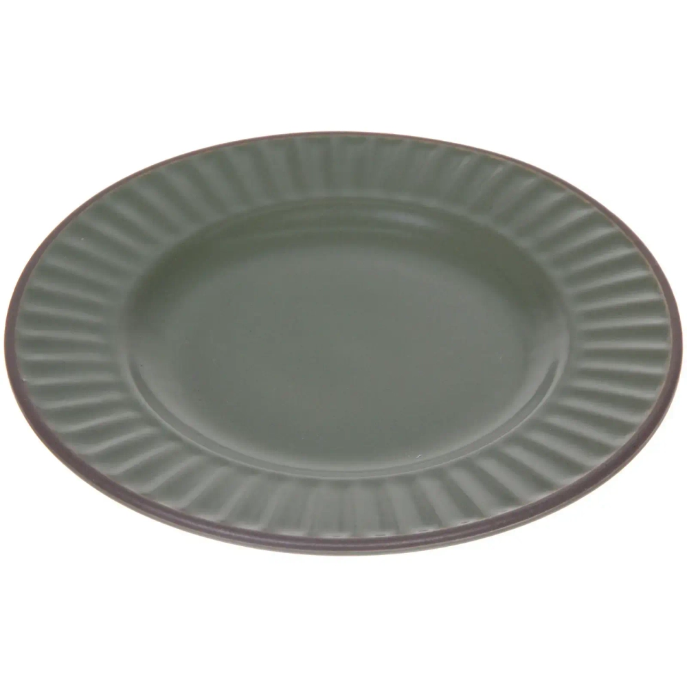 Чайная пара «Вива» (кружка 240мл, блюдце, ложка) зеленый