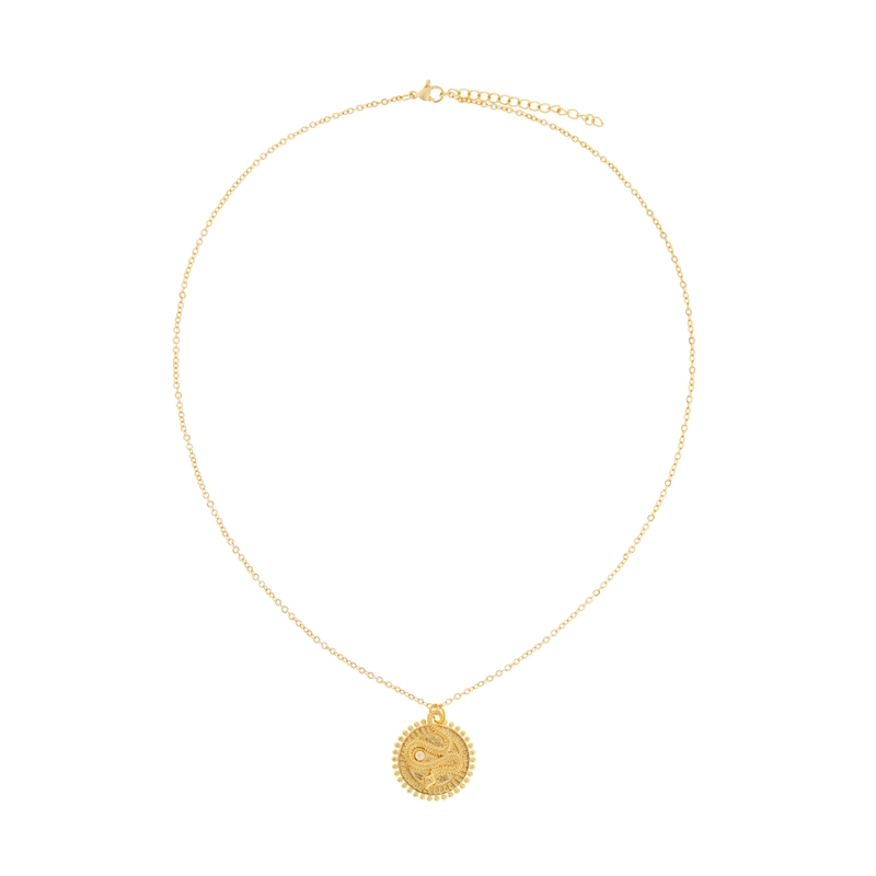 Колье Змеиный Медальон