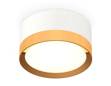 Комплект накладного светильника 1*GX53 XS8101005 SWH/PYG белый песок/золото желтое полированное (C8101, N8124)  DIY System Complects Ambrella