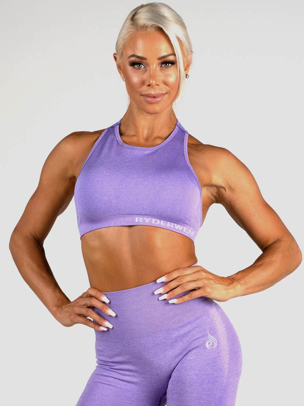 Женский топ Ryderwear Seamless Sports Bra - Purple Marle