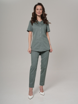 Блуза медицинская женская | Бл-353 к статус стрейч