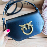 черная сумка Пинко Pinko Classic Love Bag Click Exagon