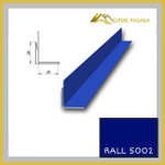 Аквилон для откоса металлический RALL 5002-Ультрамариновый синий 0,45мм 2м