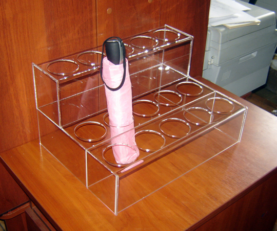 Подставка под зонтики на 15 шт акриловая