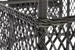 "Эспрессо–150 S" обеденная группа плетеная, цвет графит