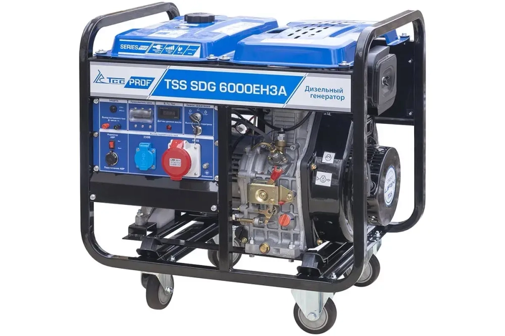 Дизельный генератор (6 кВт) TSS SDG 6000 EH3A