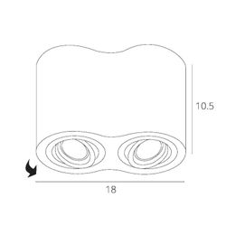Точечный накладной светильник Arte Lamp