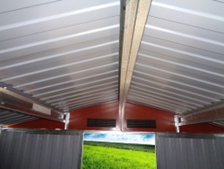 Металлический сарай GreenStorage Арчер D светло-коричневый