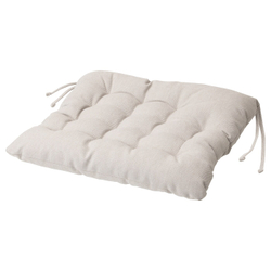 IKEA VIPPÄRT  (ИКЕА ВИППÄРТ)  -  Подушка для стула, бежевая, 38x38x6,5 см