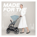 Коляска Cybex Balios S Lux TPE 2025 Aton B2 i-Size Volcano Black 3 в 1 Stormy Blue