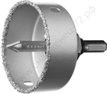 ЗУБР 76 мм, L 25 мм, карбид вольфрама, Коронка-чашка, Профессионал (33360-076)