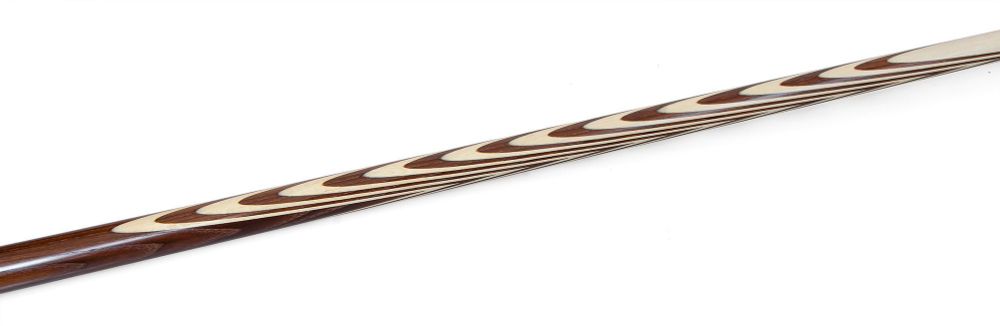 Кий для русского бильярда 1-pc "Классика" (термоясень, граб) 20 запилов