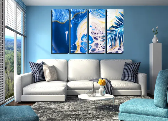 Модульная картина "Водная гладь"