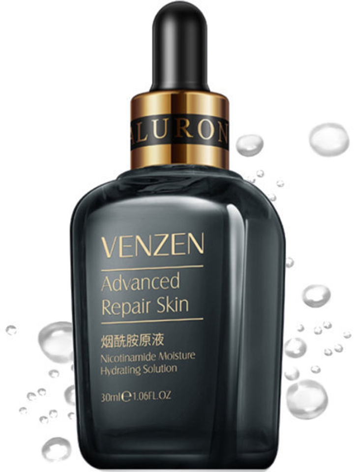 Сыворотка Venzen с ниацинамидом, омолаживает восстанавливает, осветляет пигментацию, 30 мл