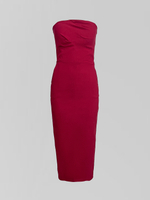 Платье By Style Janetta 1708 удлиненное без лямок с разрезом сзади