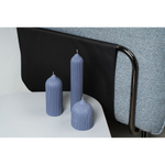 Свеча декоративная синего цвета из коллекции edge, 10,5 см