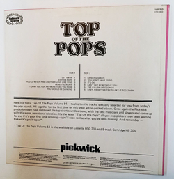 Винтажная виниловая пластинка LP Top Of The Pops Volume 54 (UK 1976)