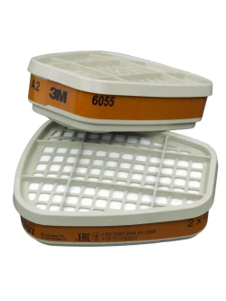 Фильтр 3М модель 6055 класс защиты A2, 64 шт/упак