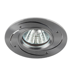 KL43 SL /1 Светильник ЭРА KL43 SL /1 литой алюминевый MR16,12V/220V, 50W серебро | Алюминиевые встраиваемые светильники