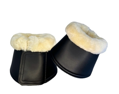 Кабуры (колокольчики) с мехом ЧЕРНЫЕ