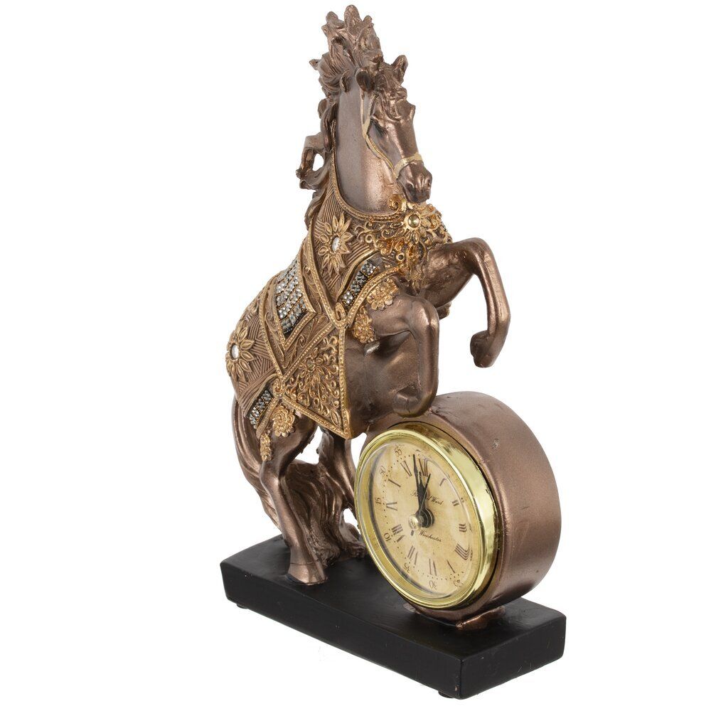 GAEM Фигурка декоративная "Лошадь" с часами (AAAx1,н.п.), L16 W5 H22 см