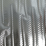 Пленка самоклеящаяся рифленая с алюминиевым напылением 40см*5м (серебро)