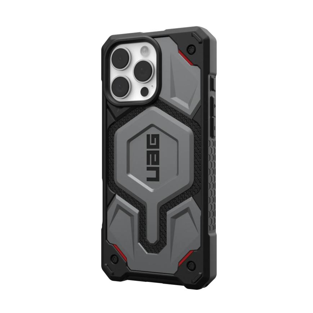 Защитный чехол MagSafe UAG Monarch Pro Kevlar для iPhone 16 Pro Max Композитный гибридный чехол с очень высоким уровнем защиты при падении и вырезом для Контроллера камеры