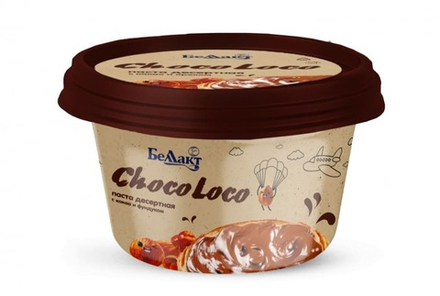 Паста десертная "ChocoLoco" С какао и фундуком 250г. Беллакт