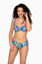 Плавки-бразилиана с растительным рисунком (Размер: L) (Цвет: разноцветный)