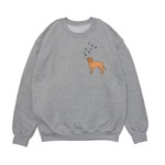 Свитшот "Бордоский дог и бабочки"