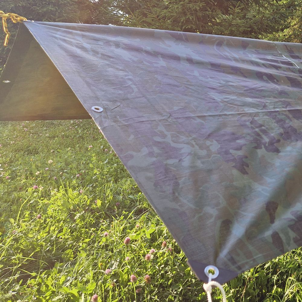 Тент универсальный Prival Тарпаулин 3х6м, 180г/м2, камуфляж