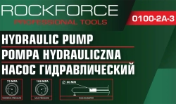 Насос гидравлический усиленный 20т(обьем масла-06л.давления-630 bar) RockForce##Rock FORCE RF-0100-2A-3