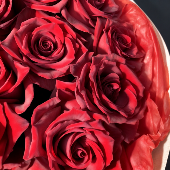 Букет из 15 красных роз