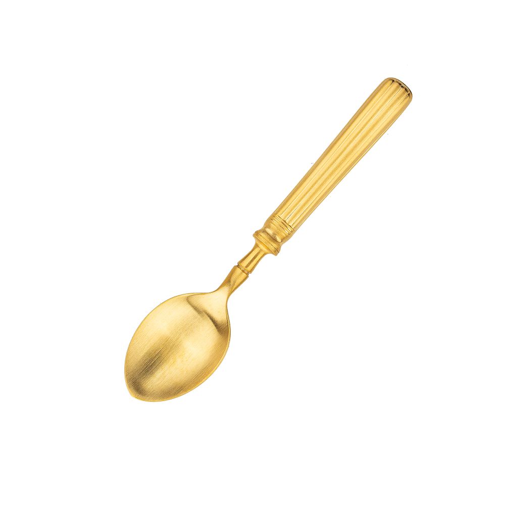Набор столовых приборов на 6 персон 24 предмета Cutipol Line Matte Gold Brushed в подарочной упаковке