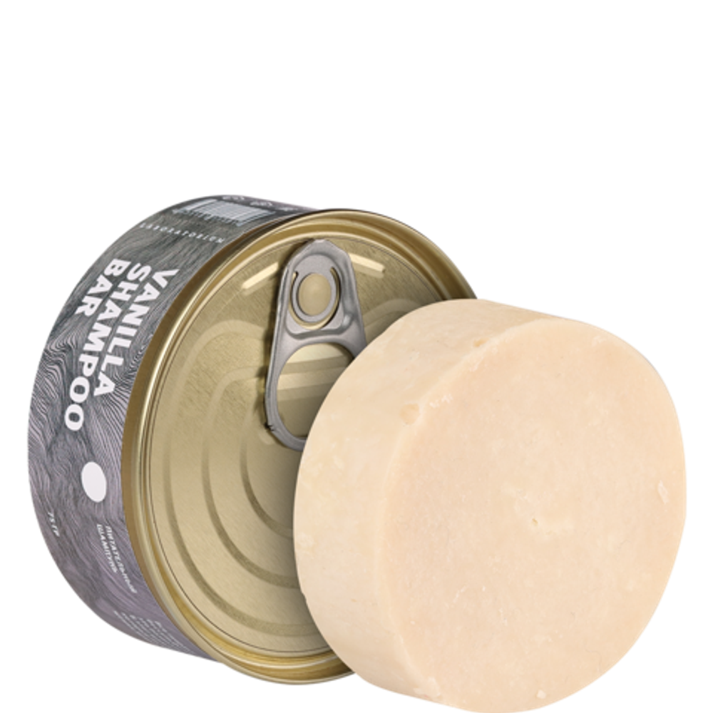 Твердый ванильный шампунь Vanilla Shampoo bar, 75 г, Laboratorium