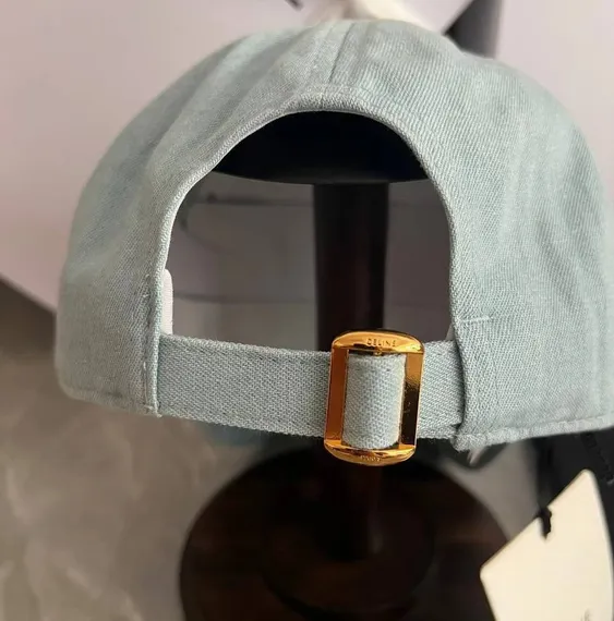 Бейсболка CELINE из хлопка, голубой