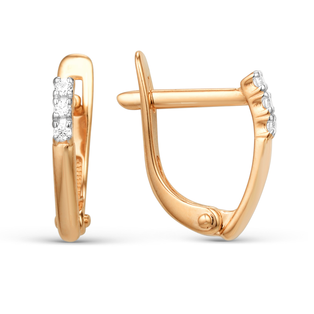 Серьги из золота 585 пробы