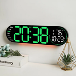 Часы-будильник настоль-настенные LED 5509 Black-White