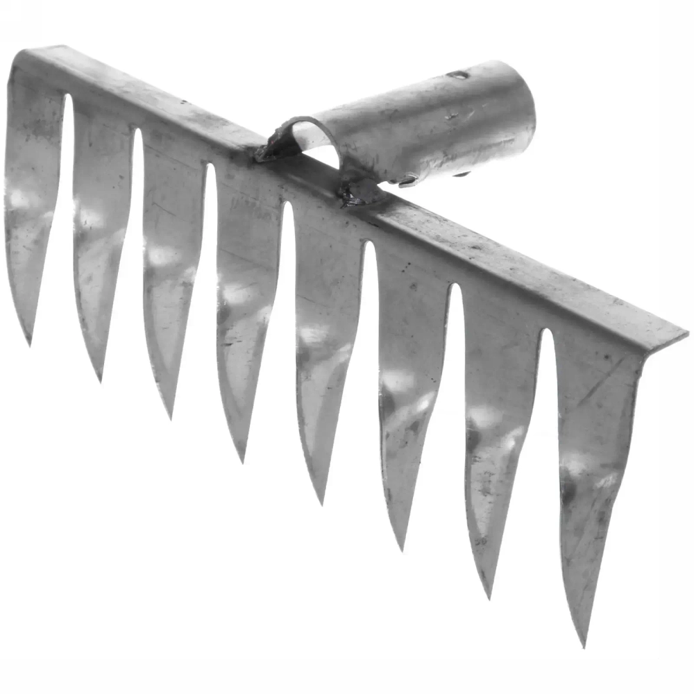 Грабли витые 8 зубьев нержавеющая сталь