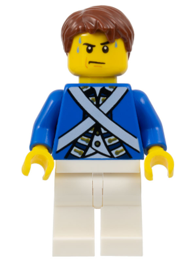 Минифигурка LEGO Pi173 Солдат в синем мундире 5