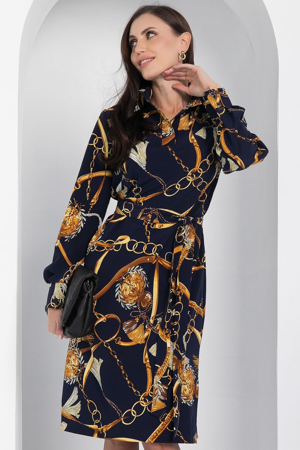 Платье Презентация стиля (темно-синее) П12650-15 LT Collection