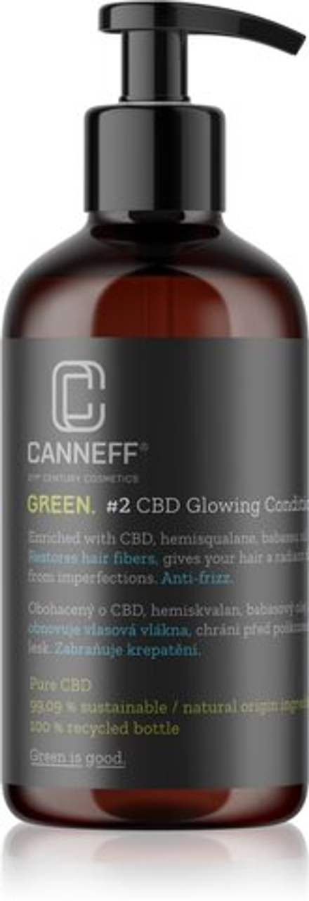 Canneff Green CBD Glowing Conditioner - кондиционер против пушистости /   200  ml  / GTIN 8594197030114