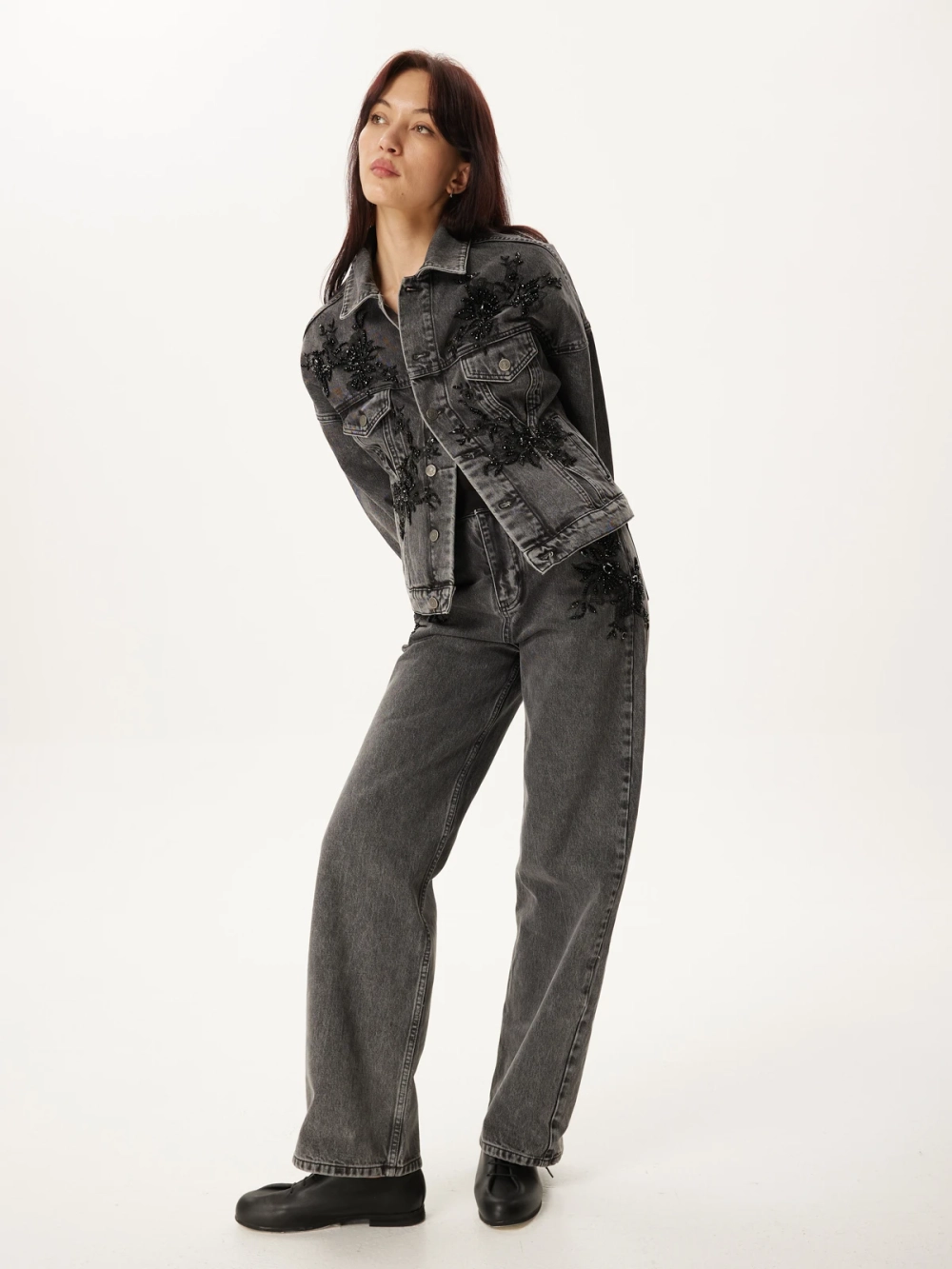 Джинсы АУРА, черный