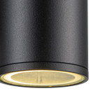 Уличный настенный светильник 2x35Вт GU10, металл, чёрный