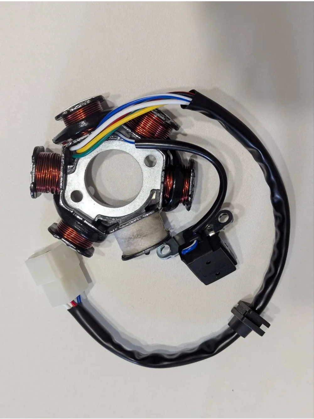 tt Статор генератора 153FMI, 154FMI, TTR125 6 катушек